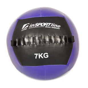 Insportline Piłka lekarska, Wall ball, 7 kg - Piłki do ćwiczeń - miniaturka - grafika 1