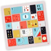 Kalendarze - Naklejki Świąteczne Adwentowy Kalendarz 46 10X10 - miniaturka - grafika 1