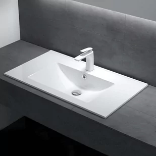 Umywalka Naszafkowa Z Konglomeratu Onyx 80 Cm - Umywalki - miniaturka - grafika 1