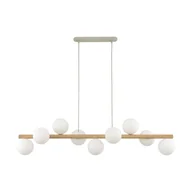 Lampy sufitowe - Stylowa, drewniana lampa wisząca nad stół TK 5906 z serii ESTERA WOOD - miniaturka - grafika 1