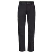 Spodenki męskie - Jack Wolfskin Męskie spodnie aktywne, czarne, 48/L - miniaturka - grafika 1