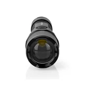 Latarki - Latarka LED - zasilanie bateryjne - 3,7 V DC - 10 W - Wbudowane baterie litowo-jonowe w zestawie - Możliwość ponownego ładowania - Znamionowy strumień świetlny: 1000 lm - Zakres światła: 110 m - Kąt - miniaturka - grafika 1