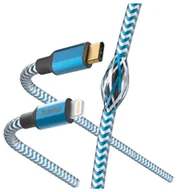 Kable USB - Hama Reflected USB-C - Lightning, 1,5m, niebieski - miniaturka - grafika 1