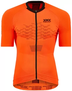 Koszulki rowerowe - X-Bionic The Trick G2 Koszulka rowerowa z krótkim rękawem na zamek Mężczyźni, pomarańczowy S 2022 Koszulki kolarskie - grafika 1