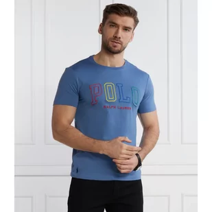 POLO RALPH LAUREN T-shirt JERSEY | Slim Fit - Koszulki męskie - miniaturka - grafika 1