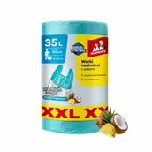 Worki na śmieci - Worki na śmieci 35L o zapachu owoców tropikalnych z uszami Jan Niezbędny 50 szt. - miniaturka - grafika 1