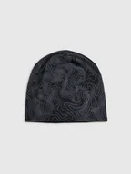 Czapki męskie - 4F Czapka trekkingowa uniseks - czarna L/XL - miniaturka - grafika 1