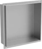 Półki łazienkowe - Mexen X-Wall-NR półka wnękowa bez kołnierza 30 x 30 cm, inox - 1911303010 - miniaturka - grafika 1