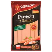 Kiełbasa i wędliny - Sokołów Parówki z szynki 250 g - miniaturka - grafika 1