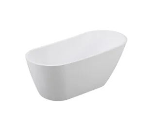 Wanna wolnostojąca Besco Melody 150x80 cm owalna biały połysk syfon i maskownica grafit WAS-150-MGR - Wanny Wanna wolnostojąca Besco Melody 150x80 cm owalna biały połysk syfon i maskownica grafit WAS-150-MGR - Wanny - miniaturka - grafika 1