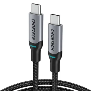 Choetech 2x kabel przewód USB Typ C - USB Typ C Power Delivery 100W 5A 1,8m czarny (MIX00073) - Kable USB - miniaturka - grafika 9