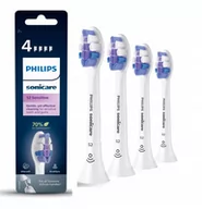 Końcówki do szczoteczek elektrycznych - Końcówki Philips Sonicare HX6054/10 S2 Sensitive 4 szt. Delikatne włosie - miniaturka - grafika 1