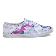 Trampki damskie - trampki damskie VANS - AUTHENTIC LO PRO MARBIE BLUE TRUE WHITE-37 - miniaturka - grafika 1