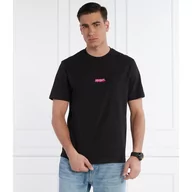 Koszulki męskie - HUGO T-shirt Dindion | Relaxed fit - miniaturka - grafika 1