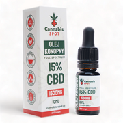 Suplementy naturalne - Olejek CBD 15% 1500 mg Full Spectrum Cannabis Spot - miniaturka - grafika 1