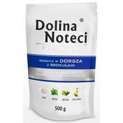 Mokra karma dla psów - Dolina Noteci PREMIUM DORSZ Z BROKUŁAMI 500 G - miniaturka - grafika 1