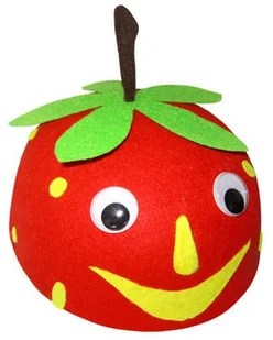 Gama Ewa Kraszek Gama Ewa Kraszek, czapka filcowa Truskawka - Stroje karnawałowe - miniaturka - grafika 3