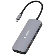 Złącza, przejściówki, adaptery - Verbatim Adapter Hub USB-C 32152 - miniaturka - grafika 1