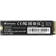 Dyski SSD - Dysk SSD wewnętrzny Verbatim wewnętrzny NVMe, 2000GB, GB, Vi3000 M.2, 49376, 3300 MB/s-R, 3000 MB/s-W - miniaturka - grafika 1