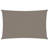 Parasole ogrodowe - vidaXL Prostokątny żagiel ogrodowy, tkanina Oxford, 4x7 m, taupe 135438 - miniaturka - grafika 1
