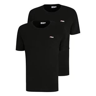 FILA Męski t-shirt Brod Tee/Double Pack, czarno-czarny, XS, czarny czarny, XS - Koszulki męskie - miniaturka - grafika 1