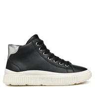 Buty dla dziewczynek - Sneakersy Geox J Laquinny Girl J46M3F 000BC C0039 M Czarny - miniaturka - grafika 1
