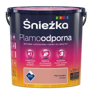 Śnieżka Farba lateksowa Plamoodporna czarująca P16 2,5 l - Farby wewnętrzne - miniaturka - grafika 1