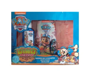 BI-ES Zestaw Psi Patrol Dino Rescue (Żel pod prysznic 250 ml+Farbka do kąpieli 60 ml+Naszyjnik) - Perfumy dla dzieci - miniaturka - grafika 1