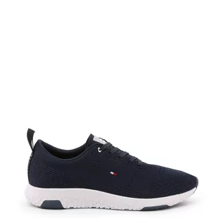 Sneakersy męskie - Sneakersy marki Tommy Hilfiger model FM0FM02600 kolor Niebieski. Obuwie Męskie. Sezon: Jesień/Zima - grafika 1