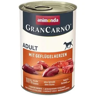 Animonda GranCarno Orginal Adult wieprzowina z sercami drobiu 400g - Mokra karma dla psów - miniaturka - grafika 1