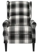 Stoły i łóżka do masażu - VidaXL Rozkładany fotel masujący, kolorowy, obity tkaniną 329319 VidaXL - miniaturka - grafika 1