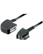 Telefony stacjonarne - goobay TAE-F przedłużacz 4-pin 10m bl - miniaturka - grafika 1