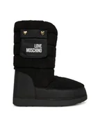 Śniegowce damskie - LOVE MOSCHINO Śniegowce JA24452G0NISM00A Czarny - miniaturka - grafika 1