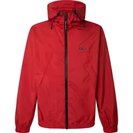Kurtki męskie - Pepe Jeans Kurtka męska Corbin Windbreaker, Czerwony (Studio Red), M - miniaturka - grafika 1