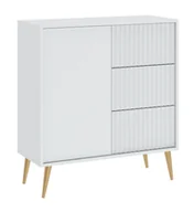 Inne meble do salonu - Komoda Barcelona 1D3S Biała - miniaturka - grafika 1