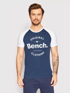 Koszulki męskie - Bench T-Shirt Hazza 120742 Niebieski Regular Fit - grafika 1