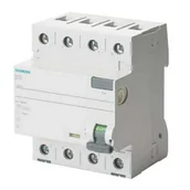 Bezpieczniki elektryczne - Siemens Wyłącznik różnicowoprądowy SENTRON Typ AC 25A 3+N 100mA 400V 5SV4442-0 - miniaturka - grafika 1
