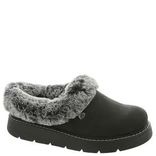 Skechers Damskie kapcie Keepsakes LITE Cozy Blend, czarne, 36,5 UK, Czarny, 39.5 EU - Kapcie damskie - miniaturka - grafika 1