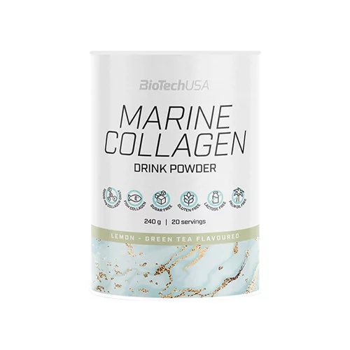 BioTech USA Marine Collagen DrinkPowder - 240g - Lemon Green Tea