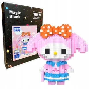 Zestaw Klocków Konstrukcyjnych Klocki Kuromi Sanrio Do Budowania 859 el. - Klocki - miniaturka - grafika 1