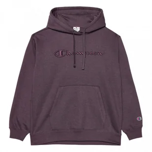 Damska bluza dresowa nierozpinana z kapturem Champion Rochester Hooded Sweatshirt - brązowa - CHAMPION - Bluzy sportowe damskie - miniaturka - grafika 1
