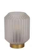 Lampy stojące - Lucide Nocna LAMPKA stojąca SUENO 45595/01/31 loftowa LAMPA stołowa złota biała 45595/01/31 - miniaturka - grafika 1