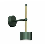 Lampy ścienne - Okrągły kinkiet do sypialni zielony + złoty - 4X N020 A3-R00 - miniaturka - grafika 1