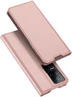 Etui i futerały do telefonów - Dux Ducis Skin Pro kabura etui pokrowiec z klapką Xiaomi Poco F4 5G różowy - miniaturka - grafika 1