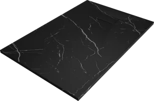 Mexen Hugo brodzik prostokątny SMC 120 x 90 cm, czarny kamień - 42759012 - Brodziki prysznicowe - miniaturka - grafika 1