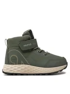 Buty dla chłopców - Reima Trzewiki Hiipien 5400018B Zielony - miniaturka - grafika 1