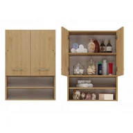 Szafki łazienkowe - Szafka Łazienkowa Wisząca Pola Mini Dk - Dąb Artisan - miniaturka - grafika 1