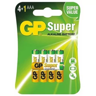 Bateria alkaliczna AAA / LR03 GP Super Alkaline x5 - Baterie i akcesoria - miniaturka - grafika 1