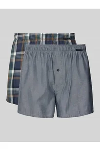 Bokserki o kroju relaxed fit z naszywką z logo w zestawie 2 szt. - Schiesser - Majtki damskie - miniaturka - grafika 1