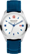 Zegarki męskie - Zegarek męski SWISS MILITARY SMWGB2200103 granatowy klasyczny - miniaturka - grafika 1